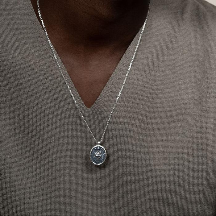 Dower & Hall Men's Snake Talisman Necklace