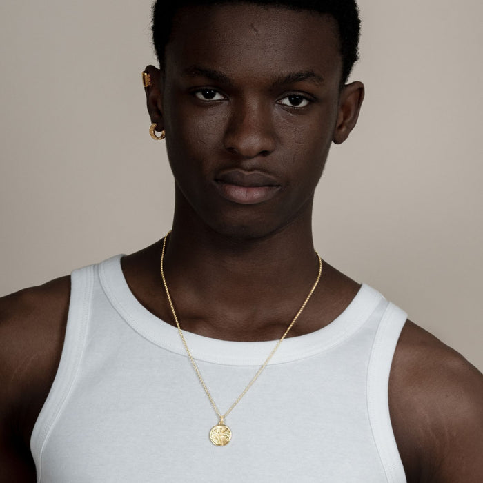 Dower & Hall Men's St. Michael Talisman Necklace