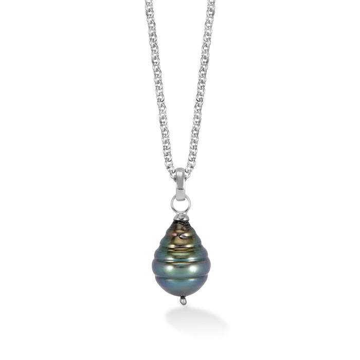 dower & hall Men's Tahitian Pearl Pendant