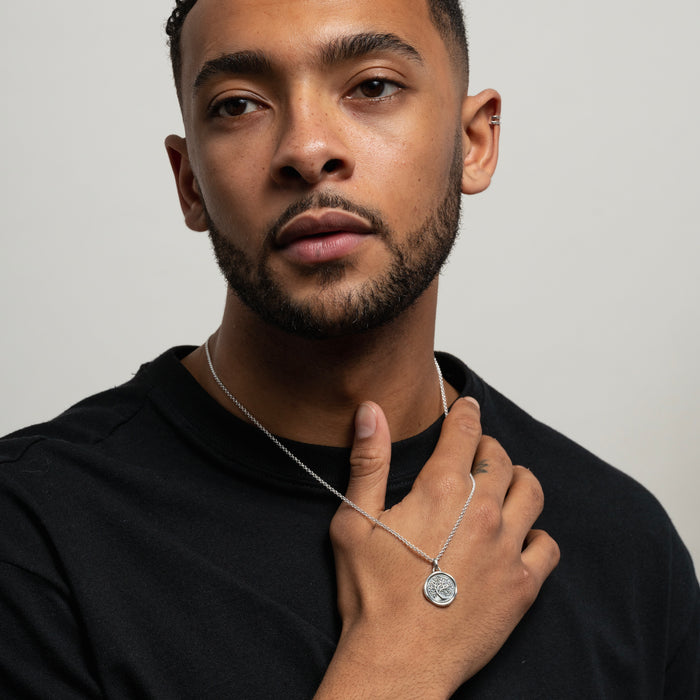 Dower & Hall Men's Tree Of Life Talisman Necklace