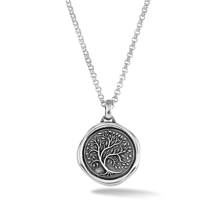 dower & hall Men's Tree of Life Talisman Necklace