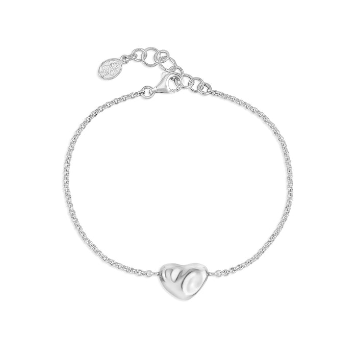 Dower & Hall Mini Puff Heart Bracelet