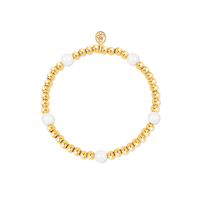 Dower & Hall 'Moonlight' Pearl Misanga Bracelet