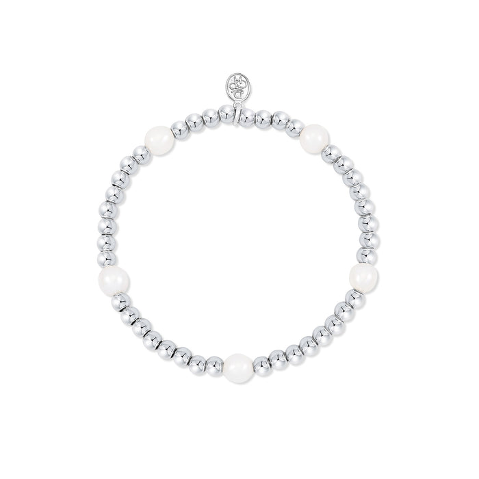 dower & hall 'Moonlight' Pearl Misanga Bracelet