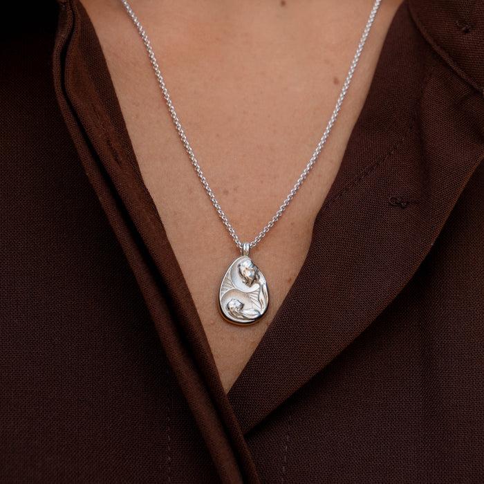 Dower & Hall Mother & Child Talisman Necklace