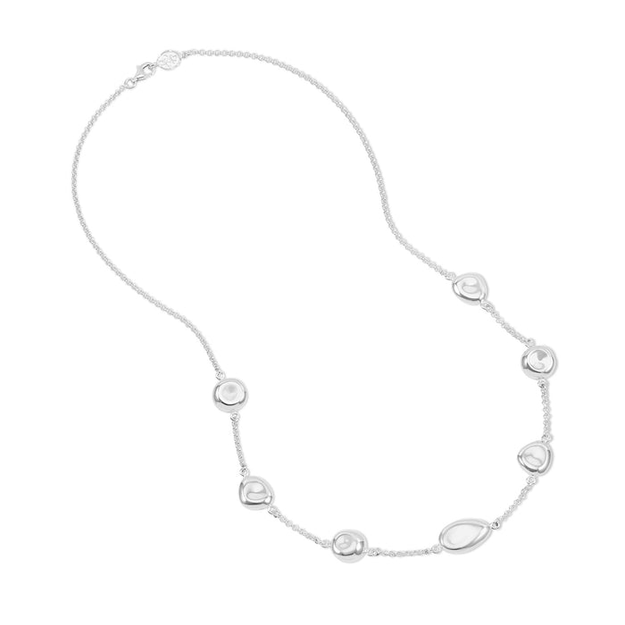 dower & hall Multi Pebble Necklace