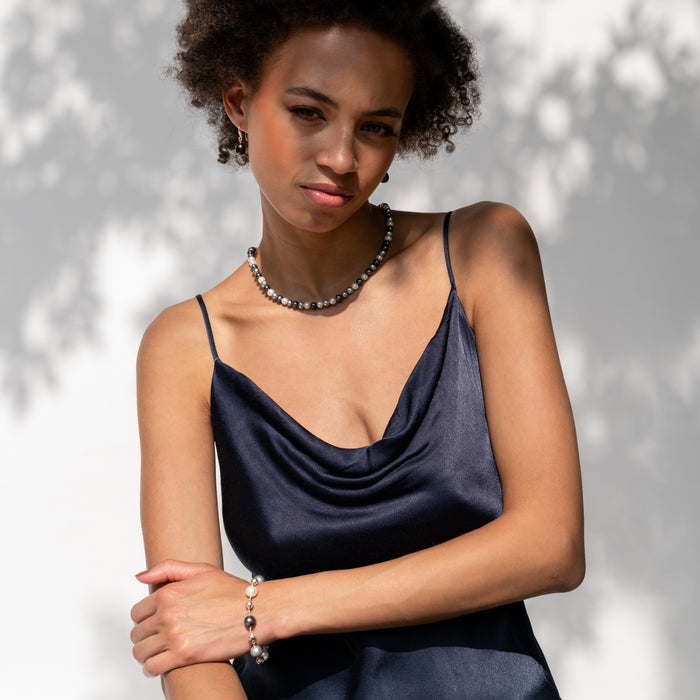 Dower & Hall Nugget & Mixed Freshwater Pearl Bracelet