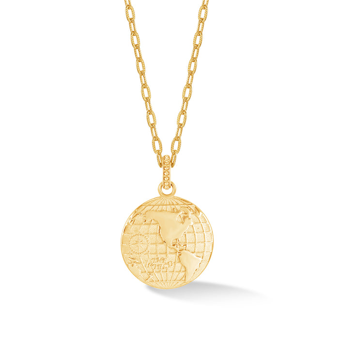 dower & hall One World Talisman Necklace