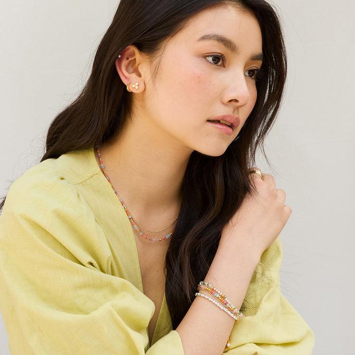 Dower & Hall Pearl Trio Studs