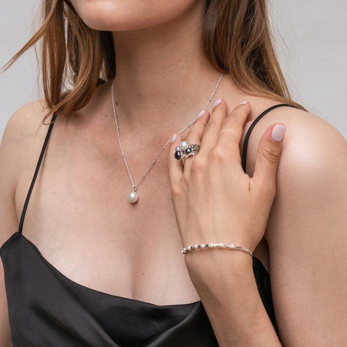 Dower & Hall Pearlicious Twinkle Stacking Rings