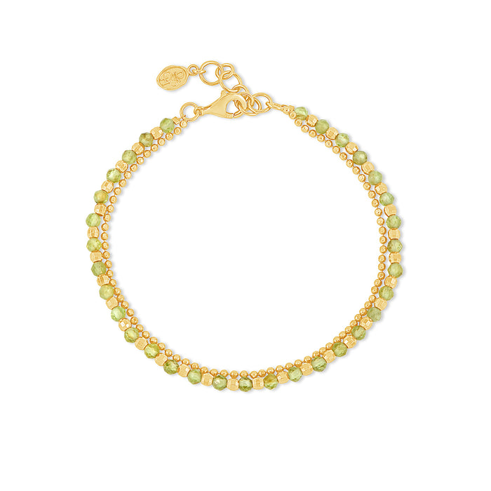dower & hall Peridot Orissa Bracelet