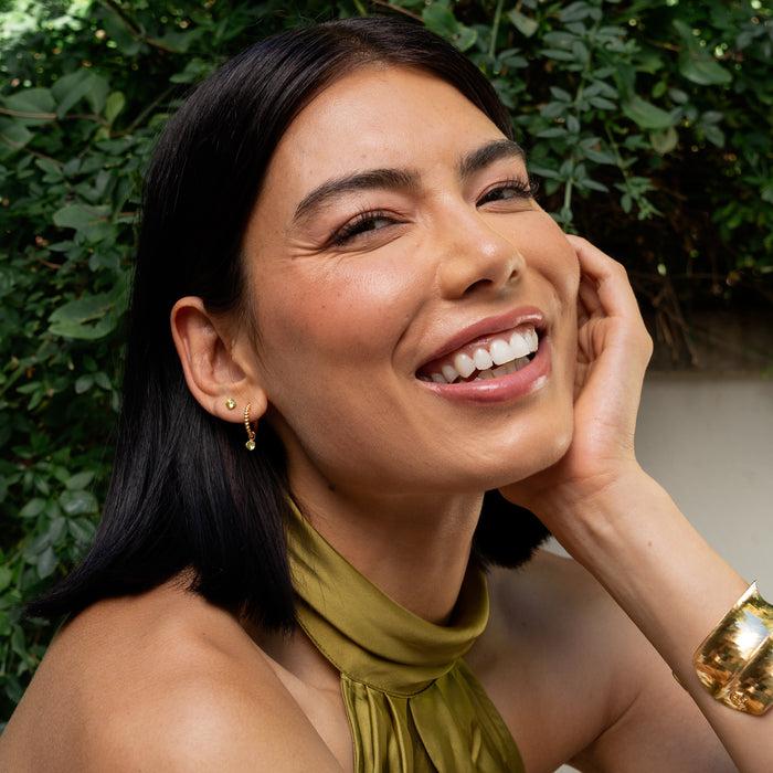 Dower & Hall Peridot Orissa Hoops