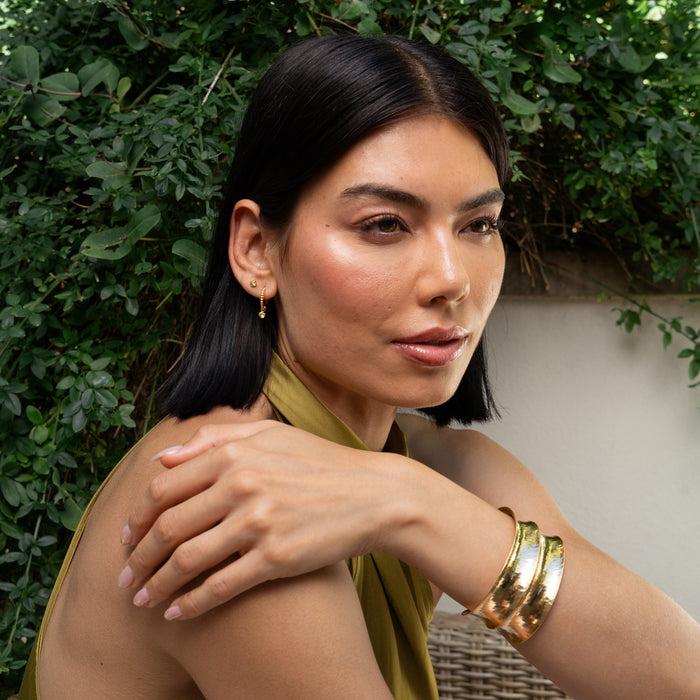 Dower & Hall Peridot Orissa Hoops