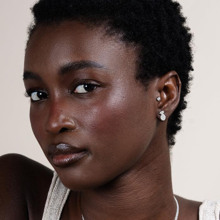 Dower & Hall Pineapple Narrative Studs