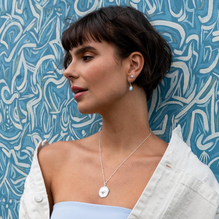 Dower & Hall Small Opal Array Studs