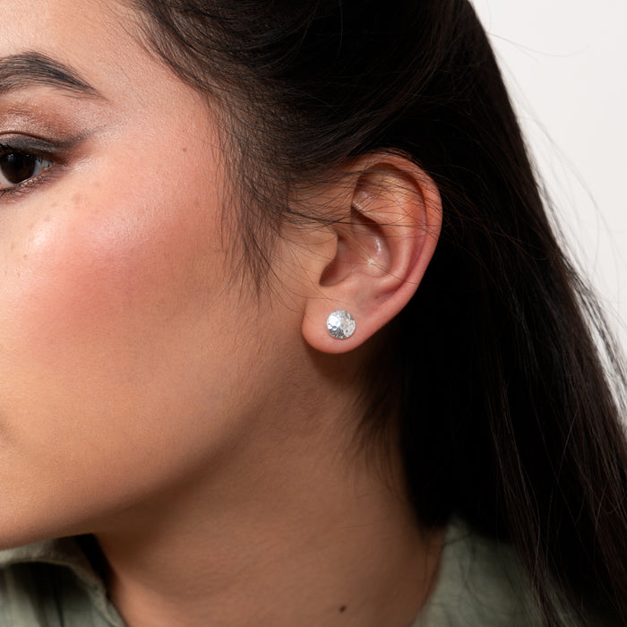 Dower & Hall Small Round Domed Disc Nomad Studs