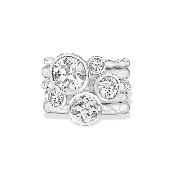dower & hall Sparkle Twinkle Stacking Rings