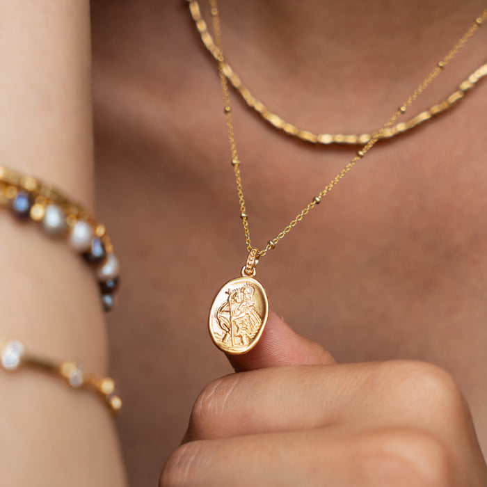 Dower & Hall St. Christopher Talisman Necklace