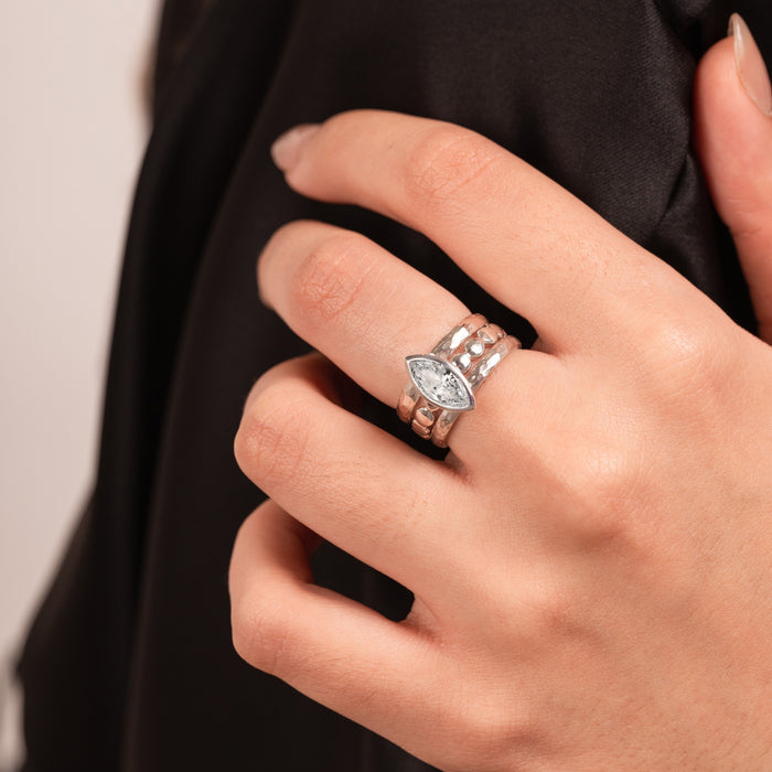 Dower & Hall Stormi Twinkle Stacking Rings