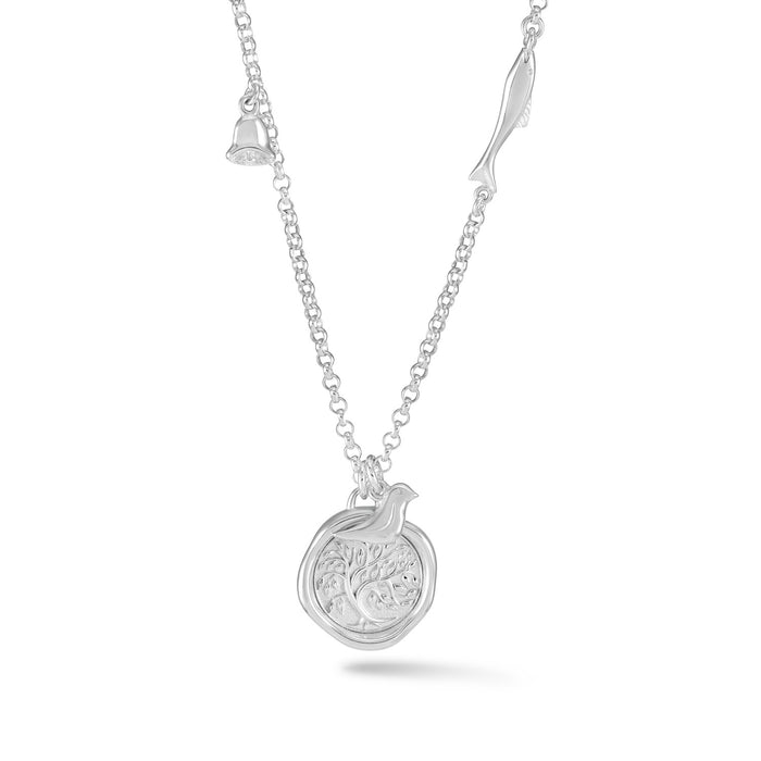 dower & hall 'The Glasgow Flourish' Talisman Necklace