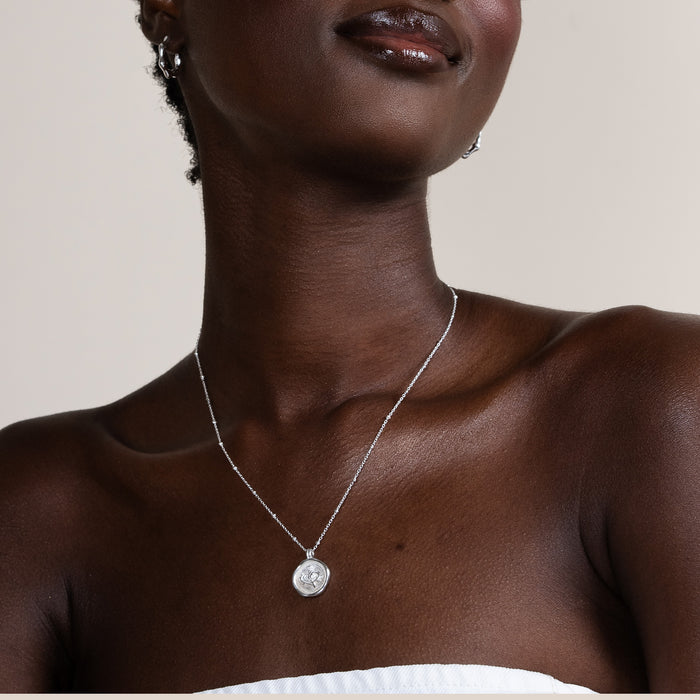 Dower & Hall Thistle Talisman Necklace