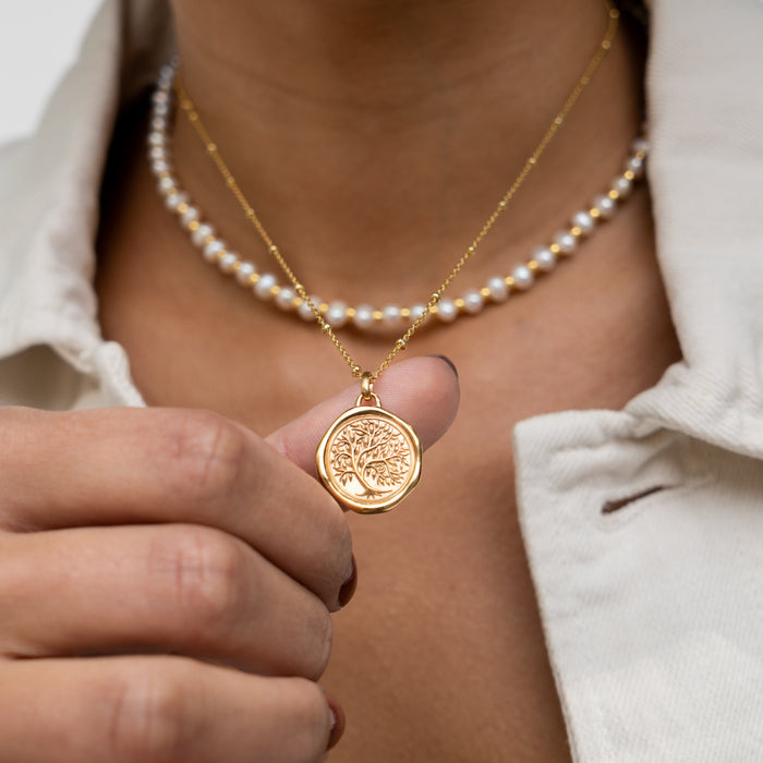 Dower & Hall Tree Of Life Talisman Necklace
