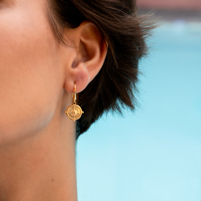 Dower & Hall True North Story Drop Earrings