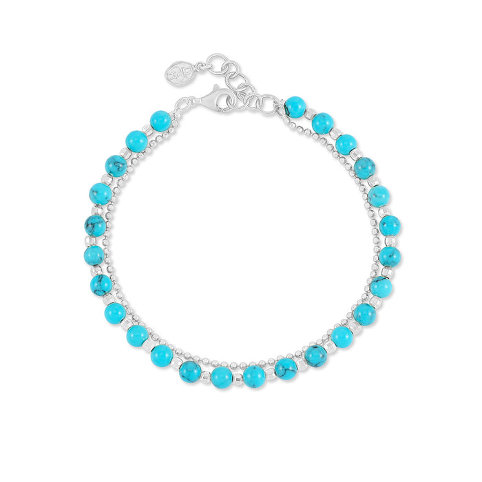dower & hall Turquoise Blue Orissa Bracelet