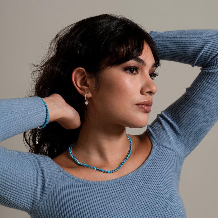 Dower & Hall Turquoise Blue Orissa Necklace