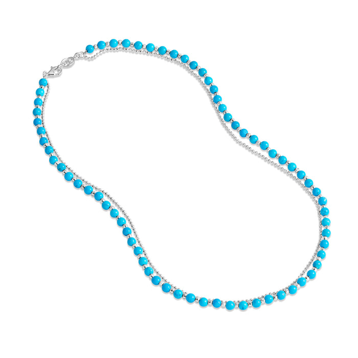 dower & hall Turquoise Blue Orissa Necklace