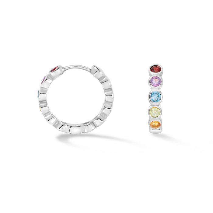 Dower & Hall Tutti Frutti Huggie Hoops