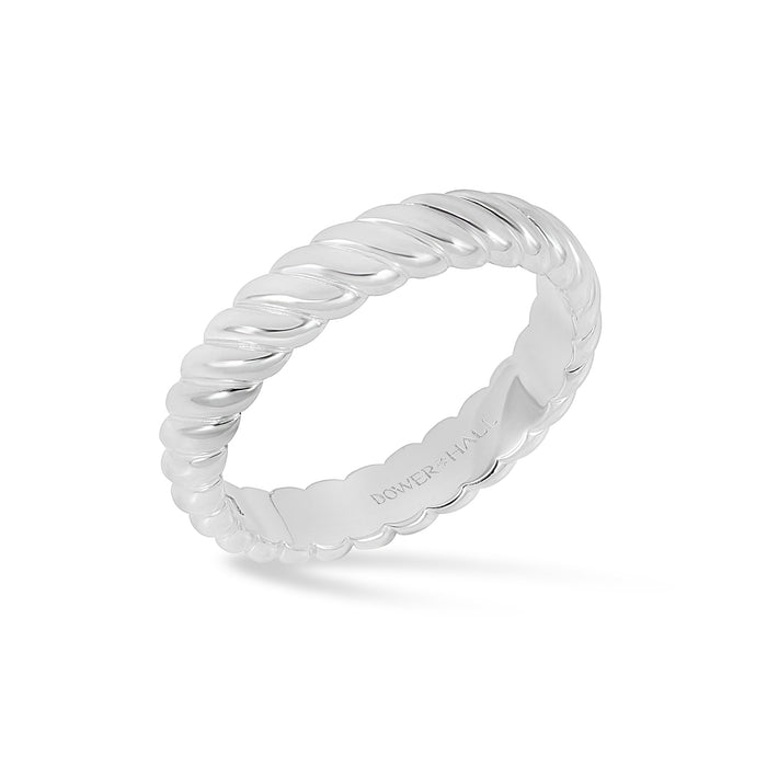 dower & hall Twist Twinkle Ring