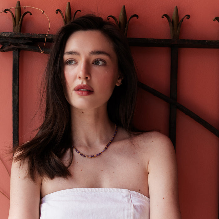 Dower & Hall Violet Orissa Necklace