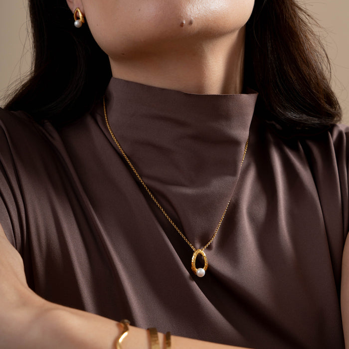 Dower & Hall Waterfall Pearl Droplet Pendant