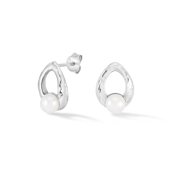 Dower & Hall Waterfall Pearl Droplet Studs