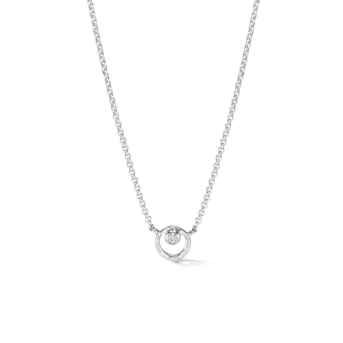 dower & hall White Sapphire Dewdrop Pendant
