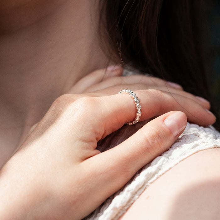 Dower & Hall Wild Rose Twinkle Ring