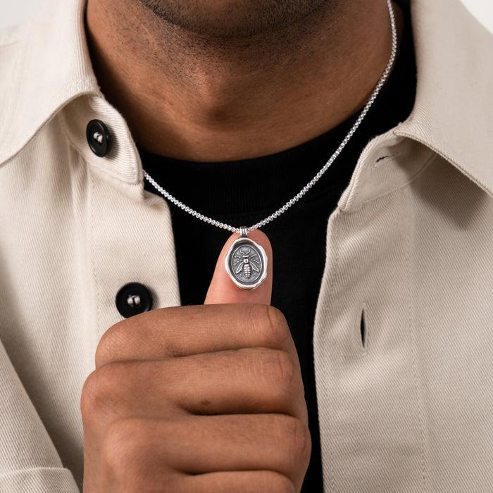 Dower & Hall Men's Achievement Wasp Talisman Necklace