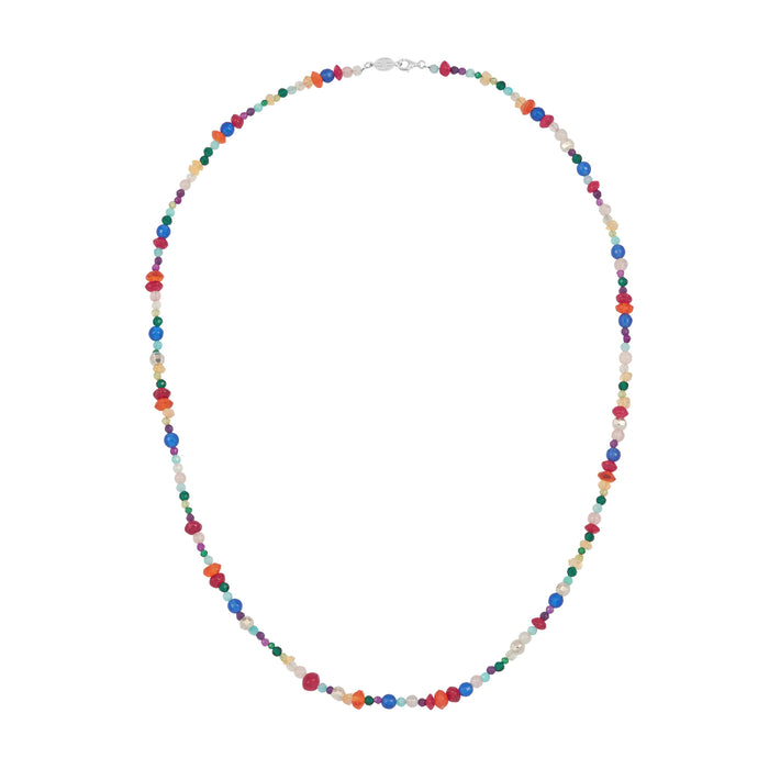 dower & hall Men's Tutti Frutti Mixed Gemstone Necklace