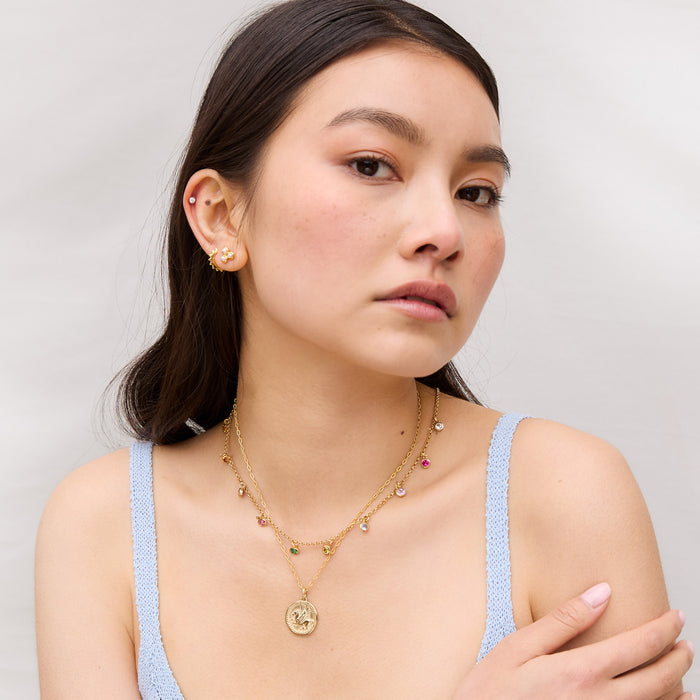 Dower & Hall Pegasus 'Overcome And Thrive' Talisman Necklace