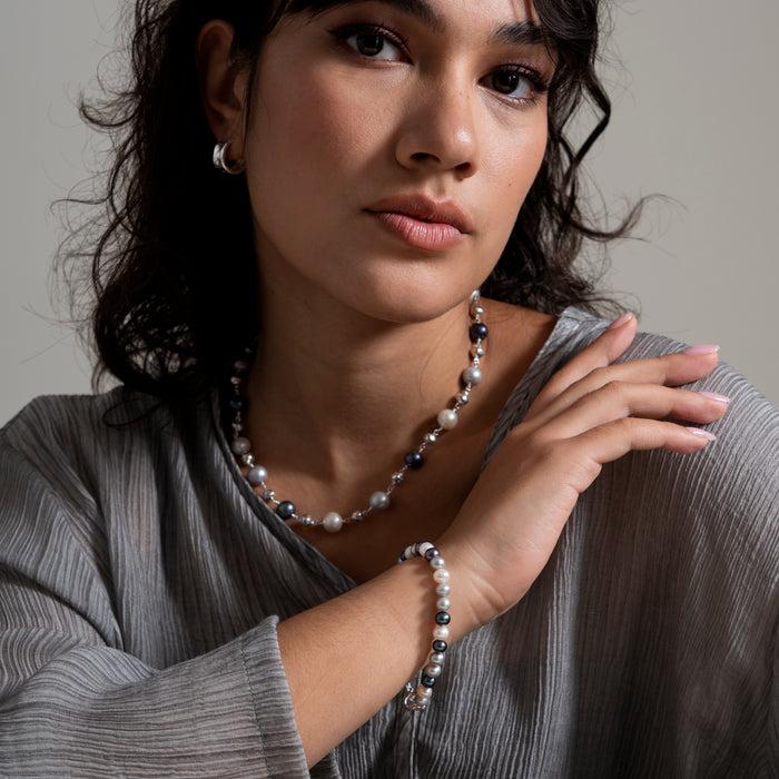 Dower & Hall Timeless Mixed Freshwater Pearl Bracelet