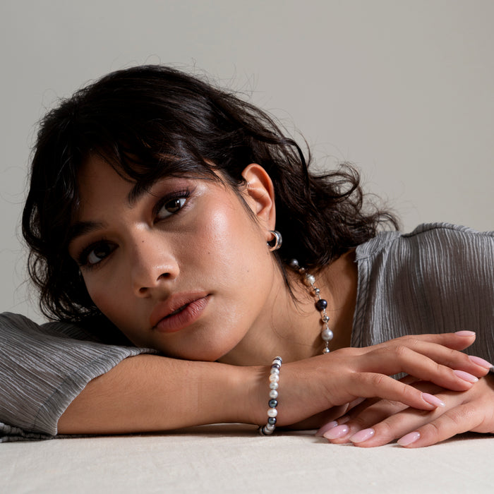 Dower & Hall Timeless Mixed Freshwater Pearl Bracelet