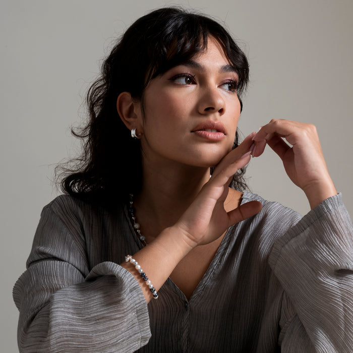 Dower & Hall Timeless Mixed Freshwater Pearl Bracelet