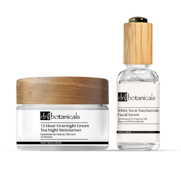 dr denim Anti-Ageing Plant-Based Moisturiser & Facial Serum Kit