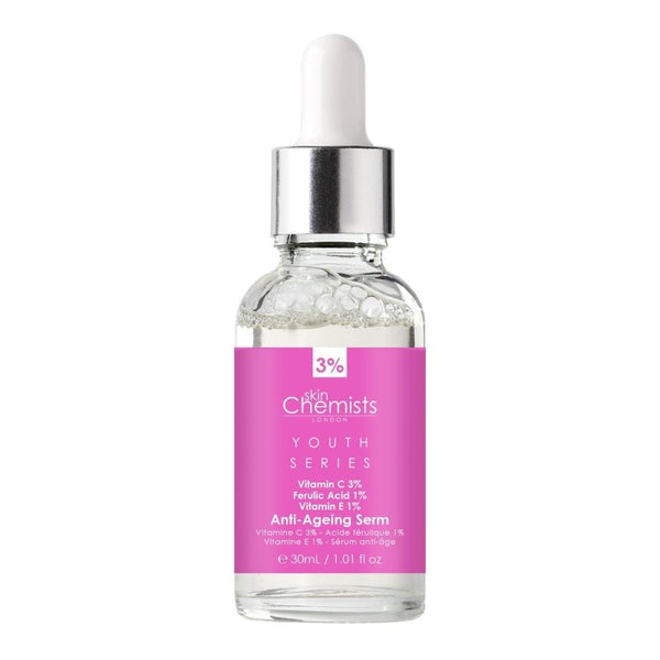 Dr Denim Anti-Ageing Serum Vitamin C 3% Ferulic Acid 1% Vitamin E 1% 30ml
