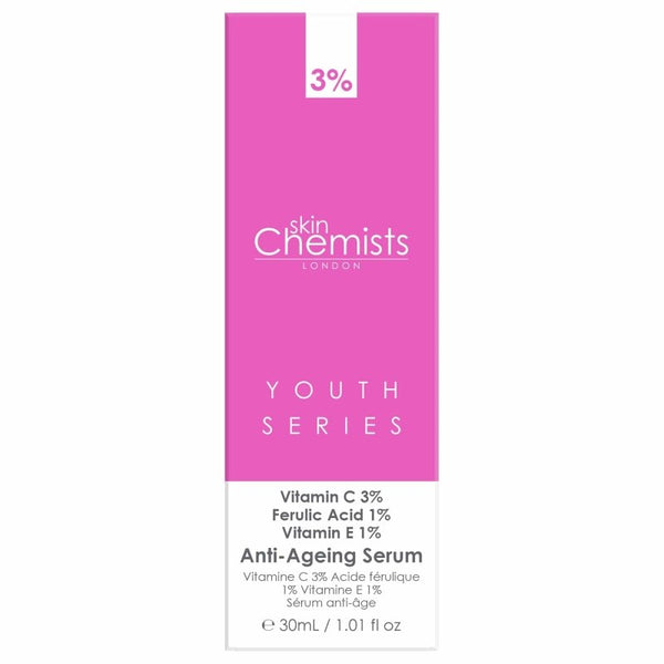 Dr Denim Anti-Ageing Serum Vitamin C 3% Ferulic Acid 1% Vitamin E 1% 30ml