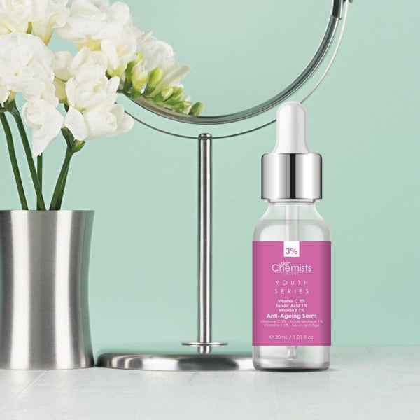 Dr Denim Anti-Ageing Serum Vitamin C 3% Ferulic Acid 1% Vitamin E 1% 30ml