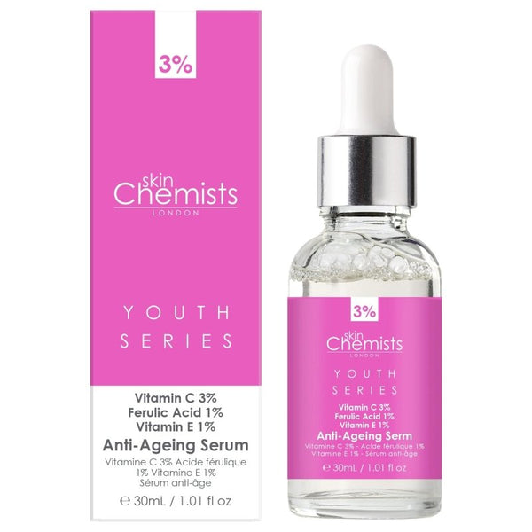 dr denim Anti-Ageing Serum Vitamin C 3% Ferulic Acid 1% Vitamin E 1% 30ml
