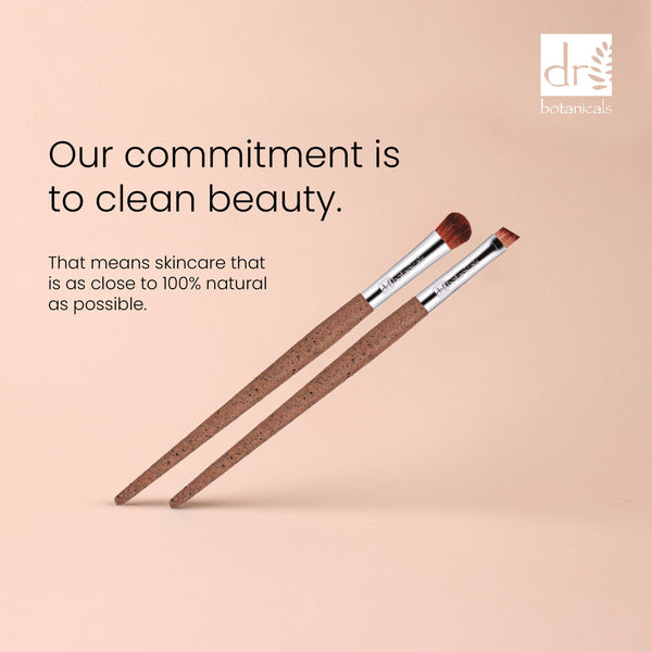 Dr Denim Dr Botanicals Coffee Ground Set Of 2 Eye Brushes Twin Value Savings Pack