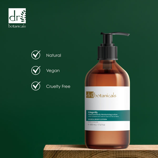 Dr Denim Dr Botanicals Gingerlily Hand & Body Moisturising Lotion 500ml Twin Value Savings Pack